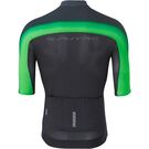 Shimano Clothing Men's, S-PHYRE FLASH Short Sleeve Jersey, Black/Green click to zoom image