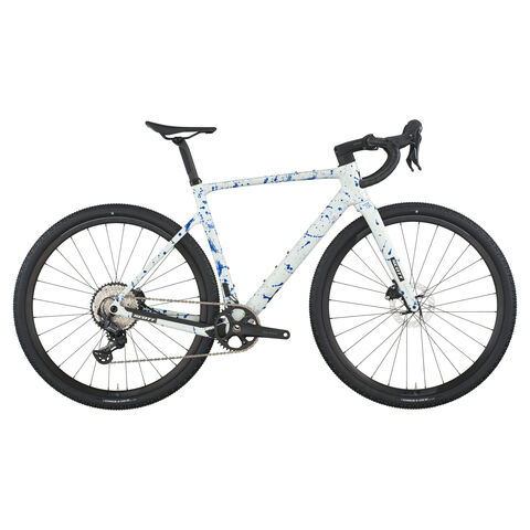 Scott Addict Gravel 30 white/splatter blue click to zoom image